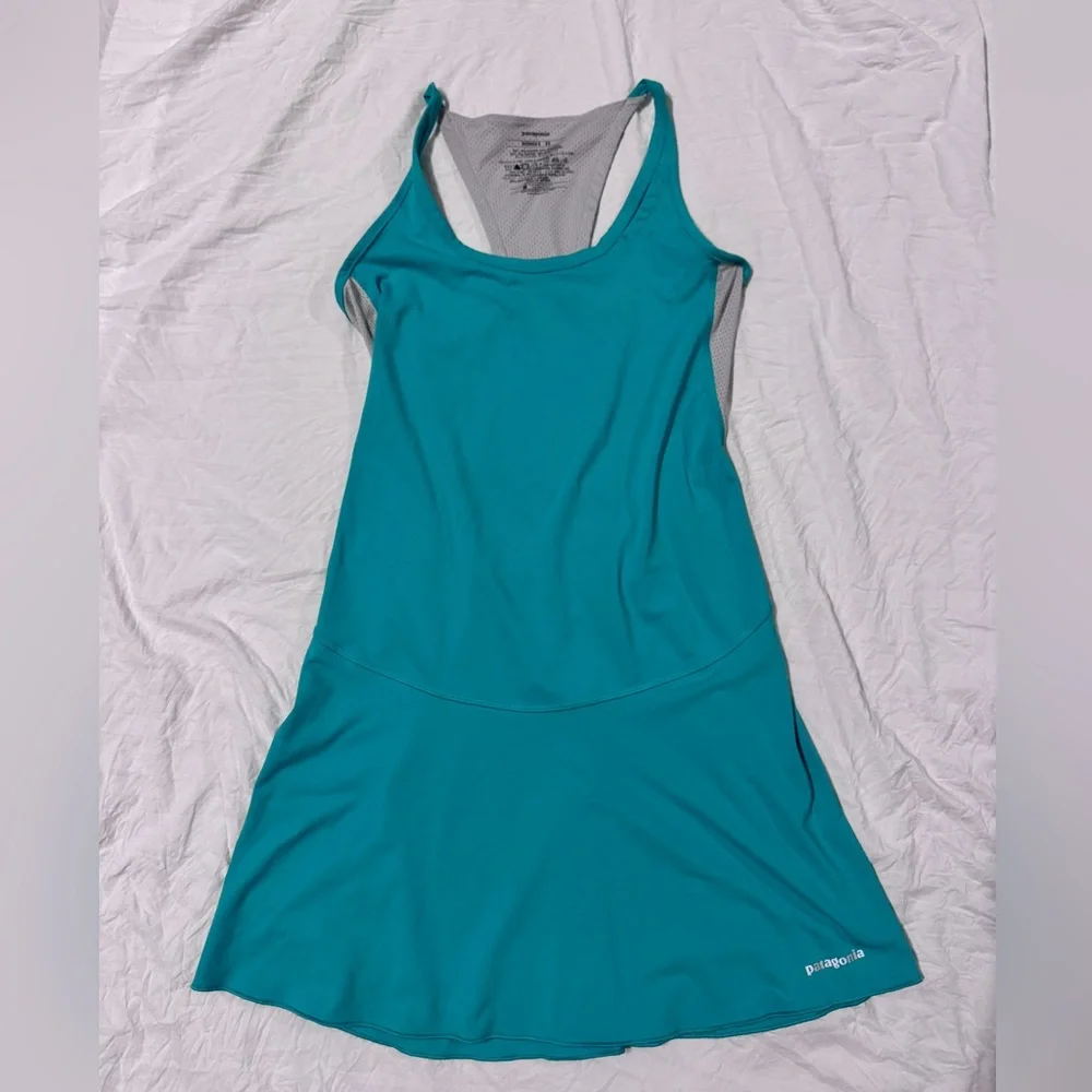 Patagonia Green Athletic Tank Dress